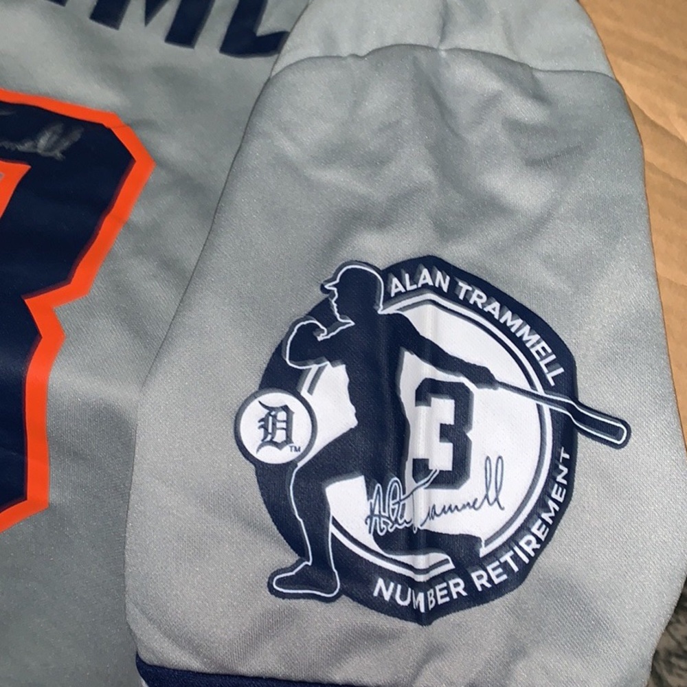 Alan Trammell Jersey Autograph